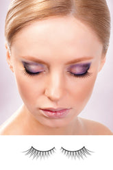 Black Premium Eyelashes - BE672 by Baci Lingerie